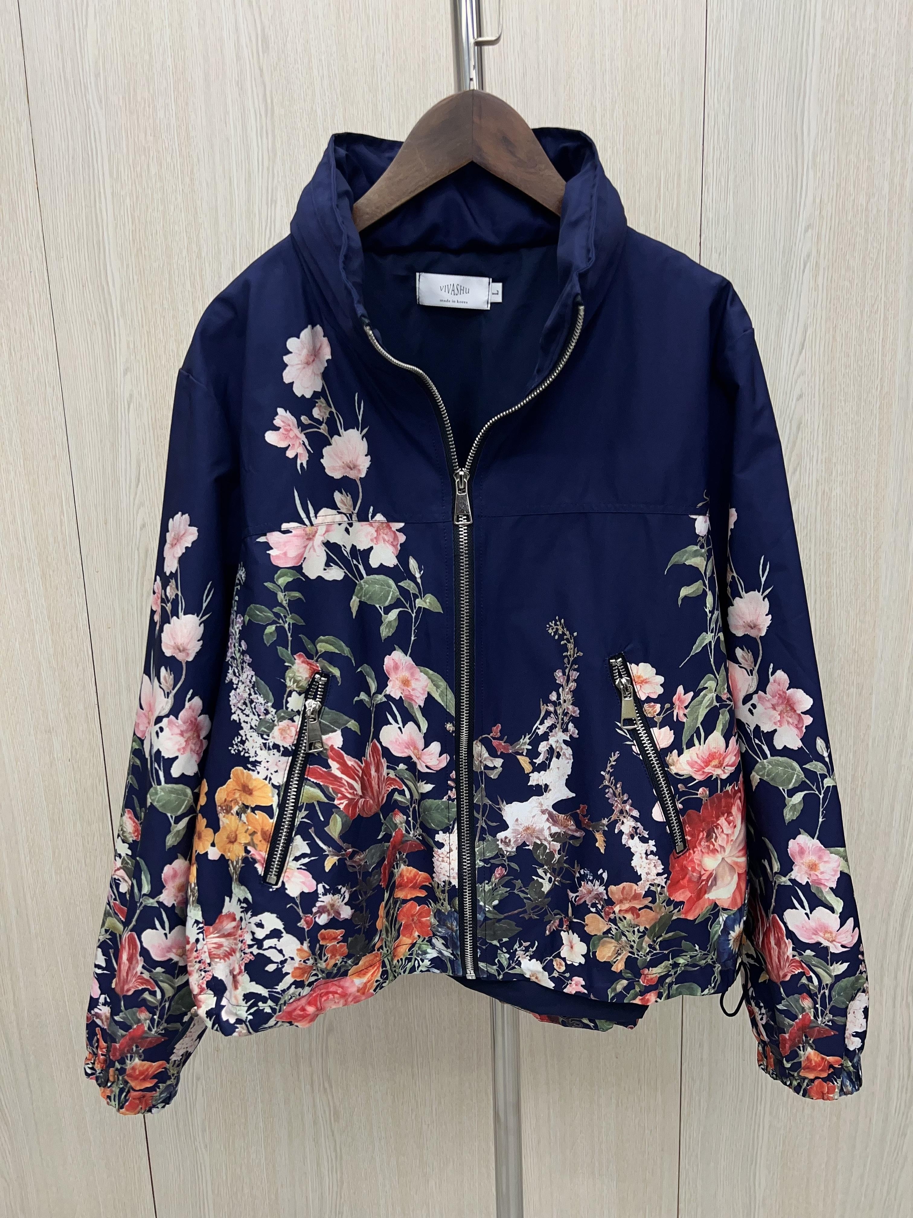 韓國花圖外套～110AL