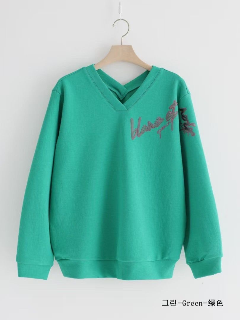 韓國V領gate top~110G