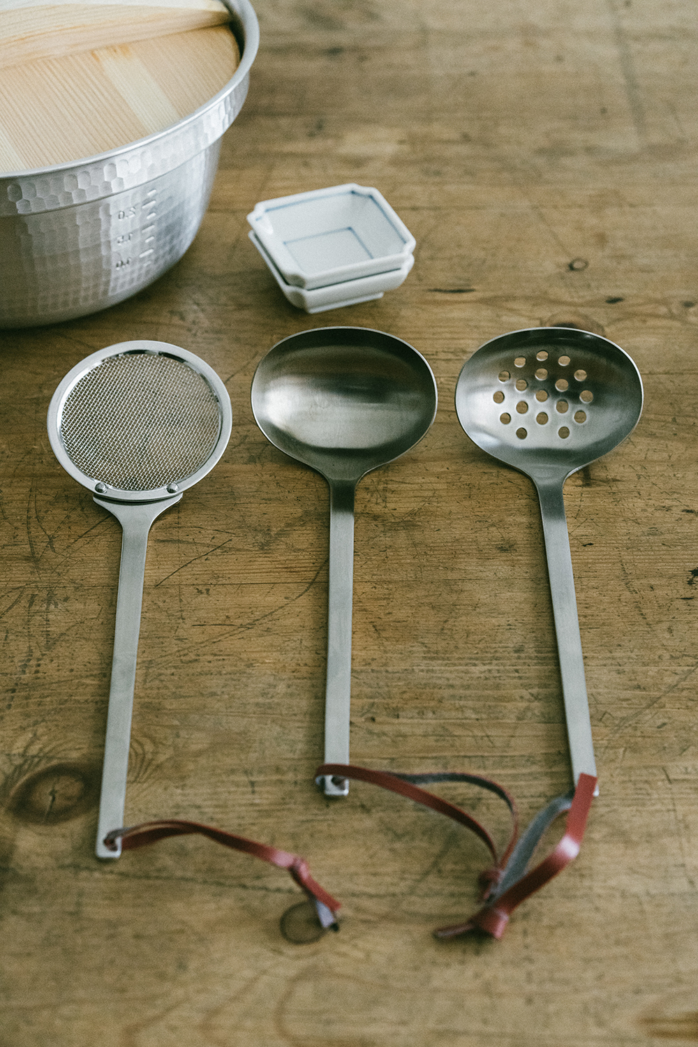 相澤工房AIZAWA日本製18-8不鏽鋼火鍋用小湯勺／撈勺／取泡勺／取渣勺