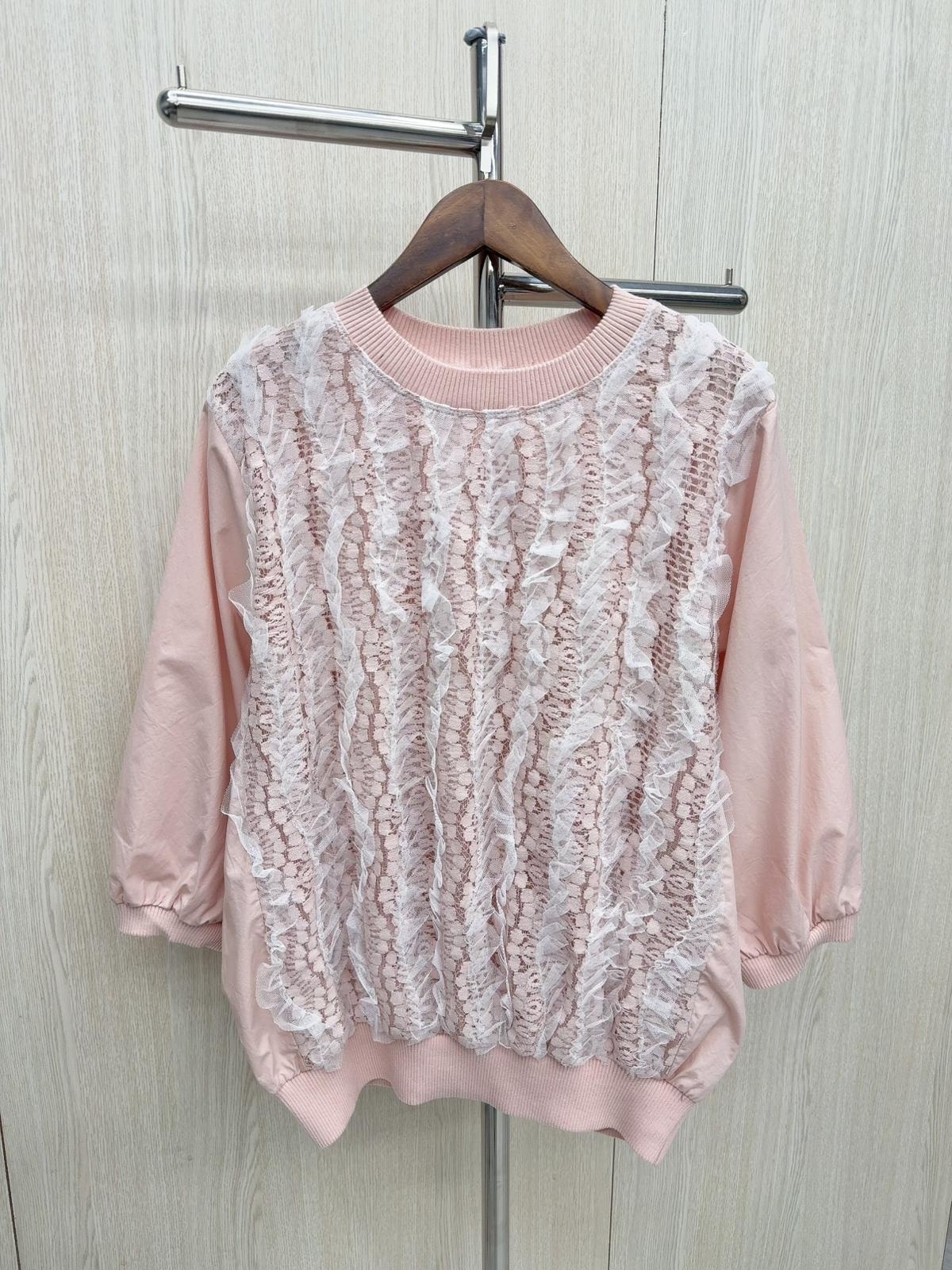 韓國Ruffle top~110J