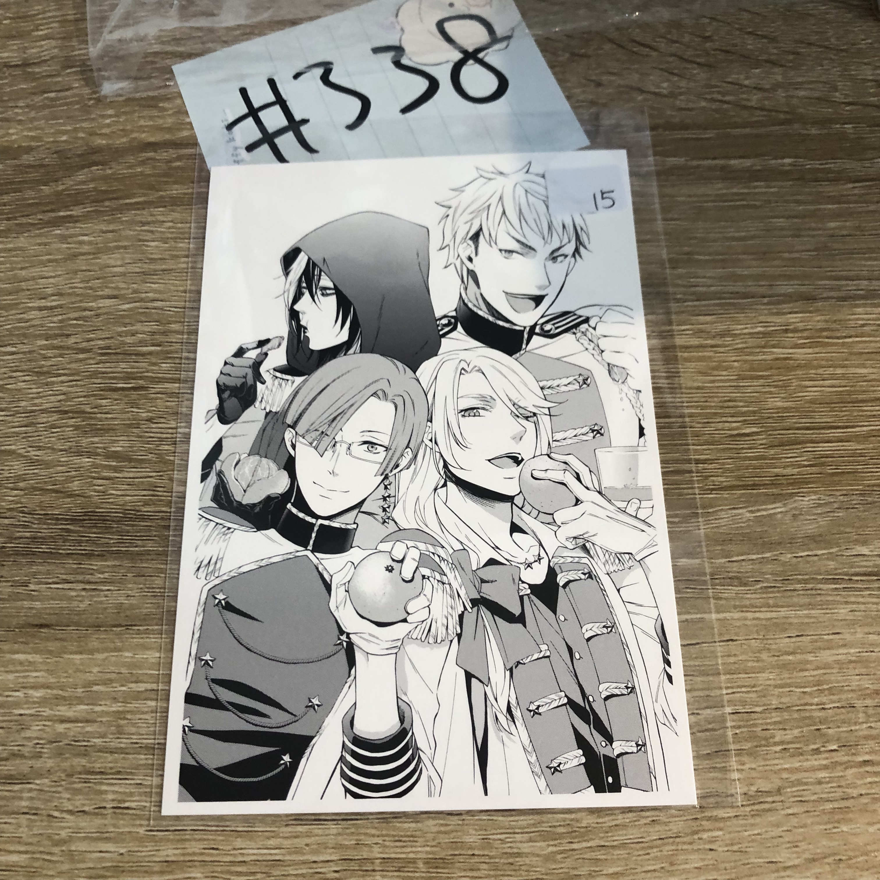 黑執事  4人 明信片#338