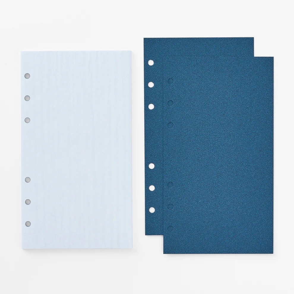 萬用手冊內頁｜洋蔥紙 淡藍色 空白｜BIBLE SIZE｜TAKEO PAPER / 日本