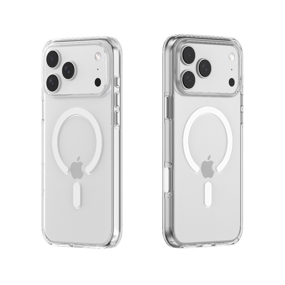 原享系列磁吸保護殼（觸控按鍵）-透明 iPhone17 系列