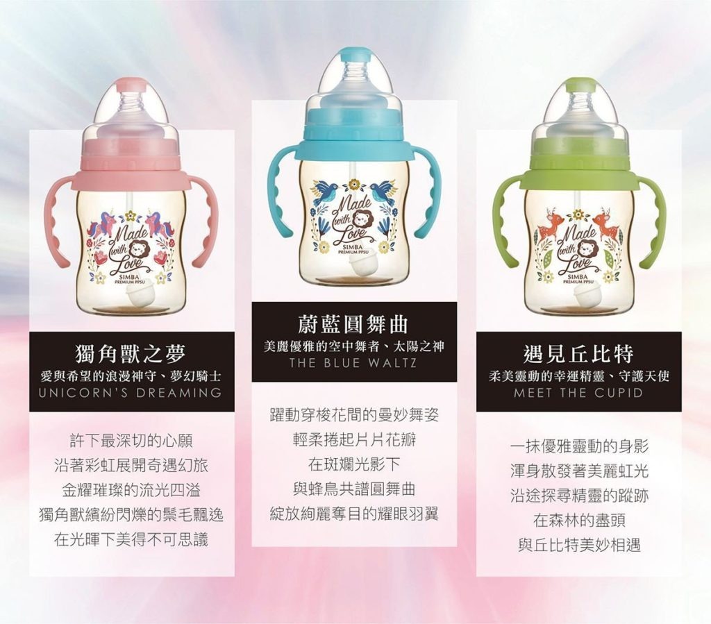 Simba - 桃樂絲PPSU自動把手寬口葫蘆小奶瓶(200mL)
