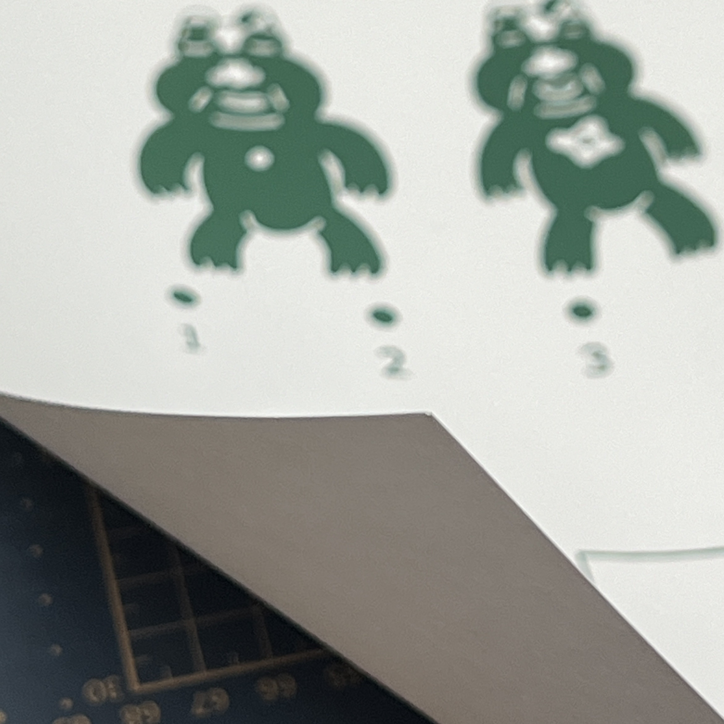 百色蛙《SAM 情緒量表》絹印海報 ｜百色美術