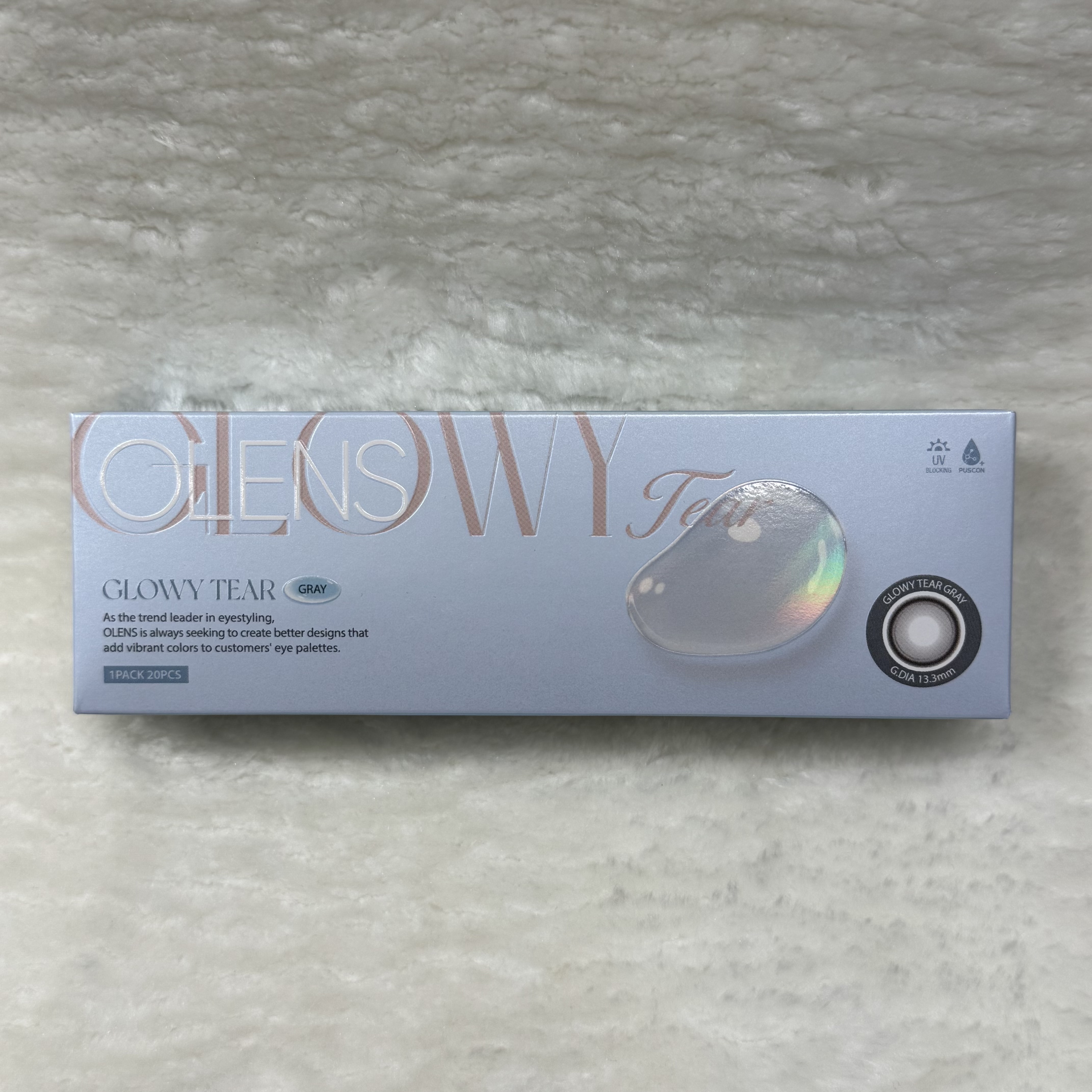 OLENS Glowy Tear 1 day (Gray)(20片)