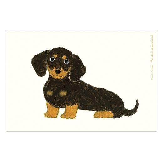 米津祐介_臘腸狗 明信片 ｜日本Greeting Life