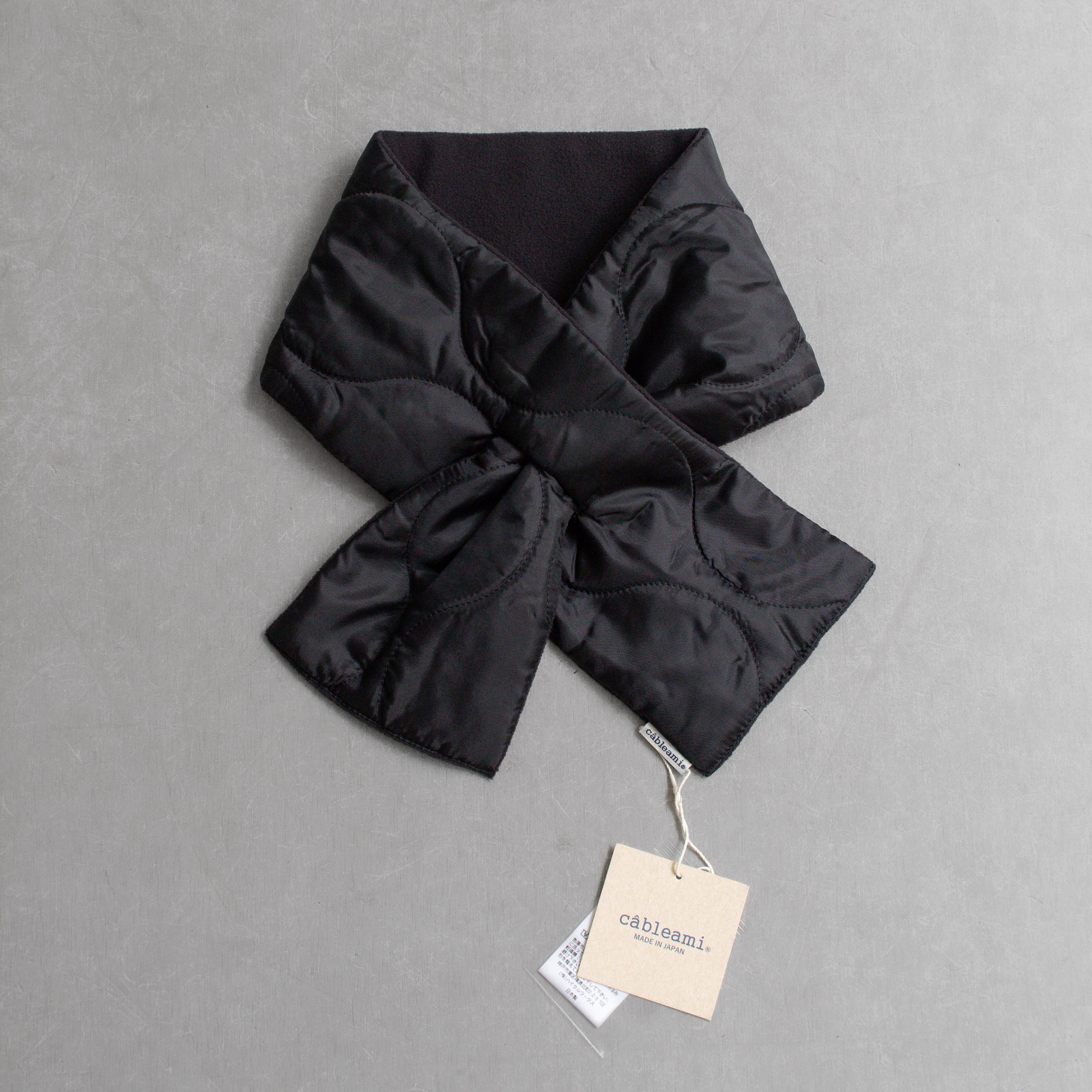 CÂBLEAMI MILITARY QUILT SCARF 2 COLORS 絎縫 刷毛 圍巾 兩色