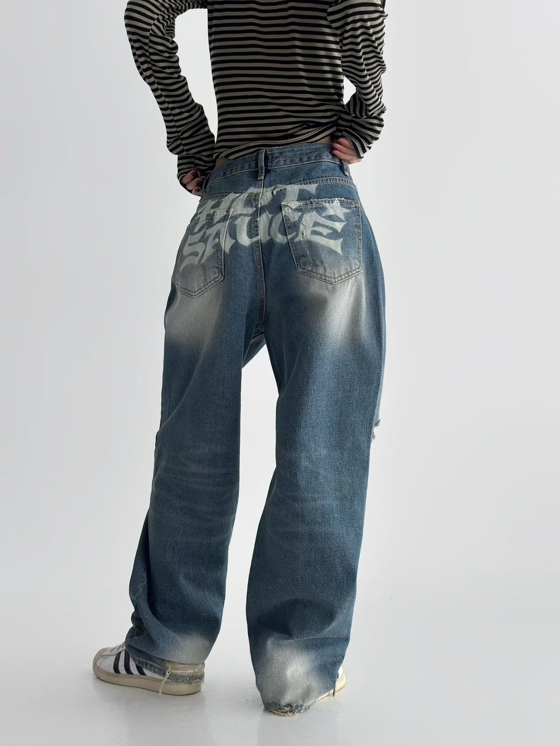 700 HOT SAUSE牛仔長褲