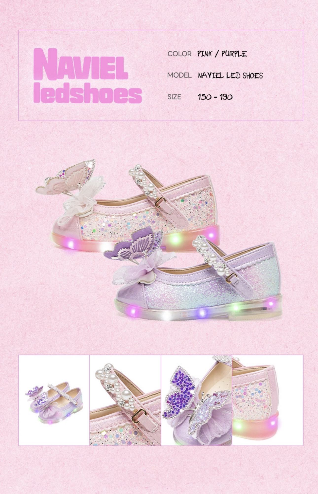 La Stella Naviel LED Princess Shoes