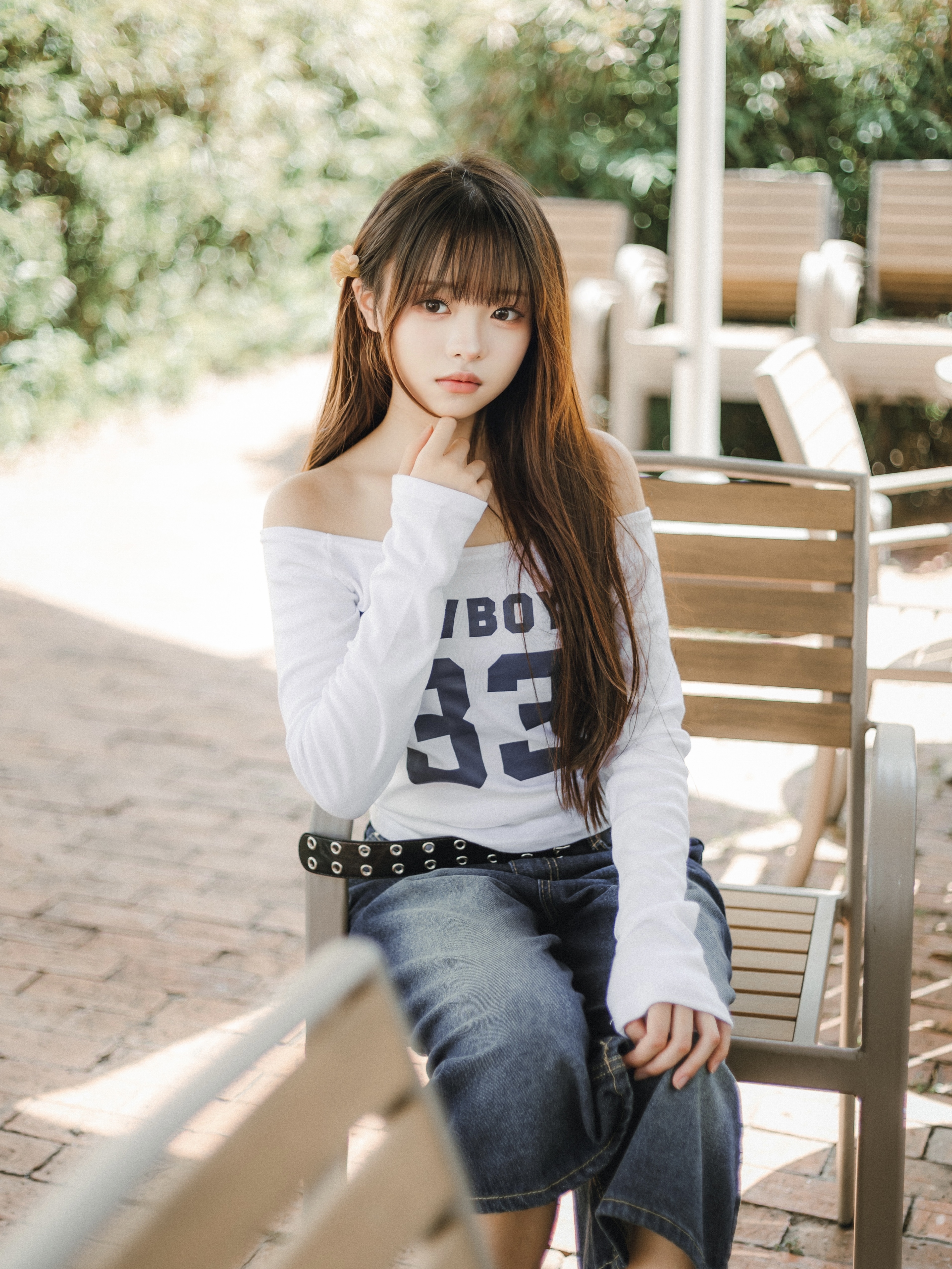 (長袖ver.) Cowboys 33 Off Shoulder Top