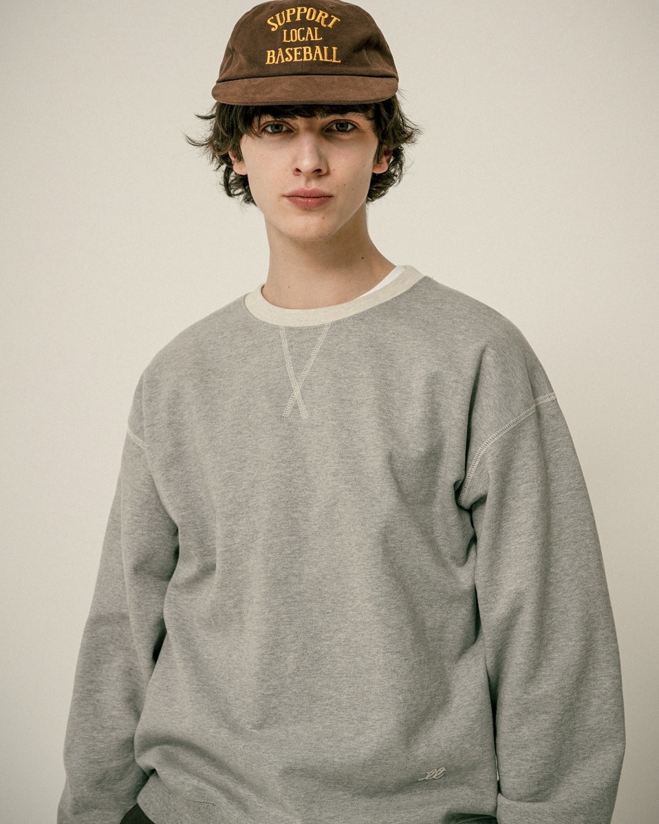 <預購> 韓國TWN TT NEW BASE復古感高磅純棉大學T