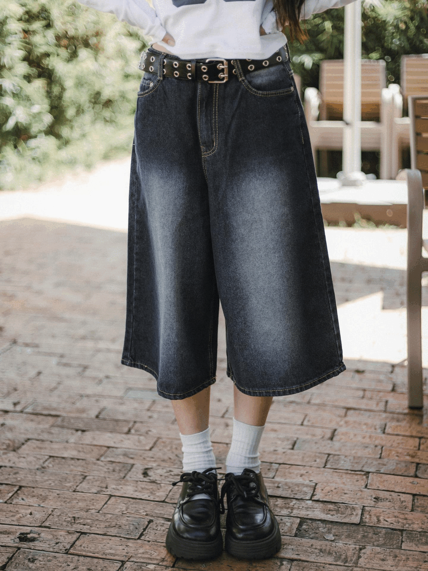 細腰圍Must Have洗水七分褲