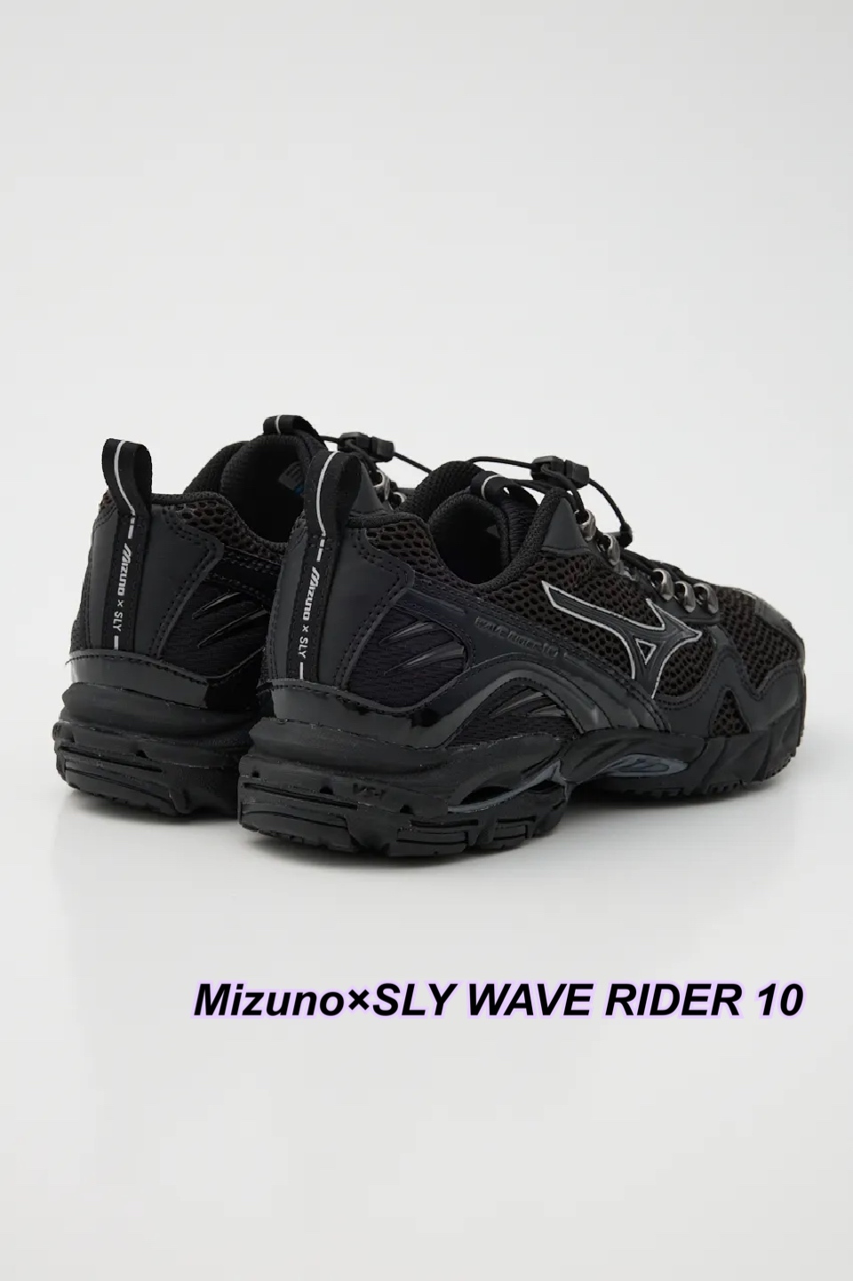 Mizuno×SLY WAVE RIDER 10 黑色波鞋