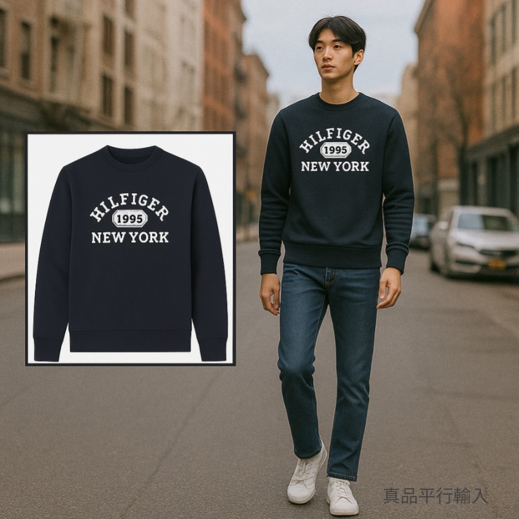 【預購】TOMMY HILFIGER Monotype H092261 男裝圓領休閒衛衣