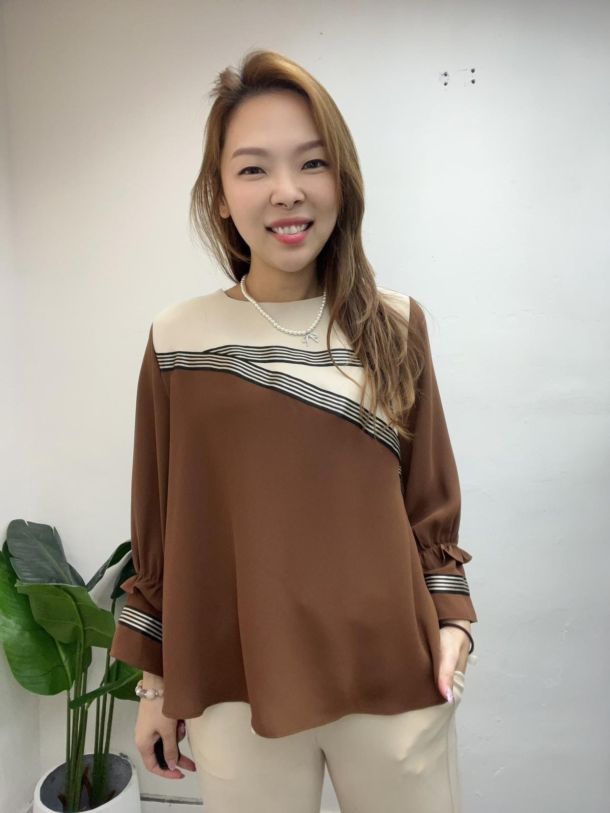 韓國高質雪紡gate top ~110AR