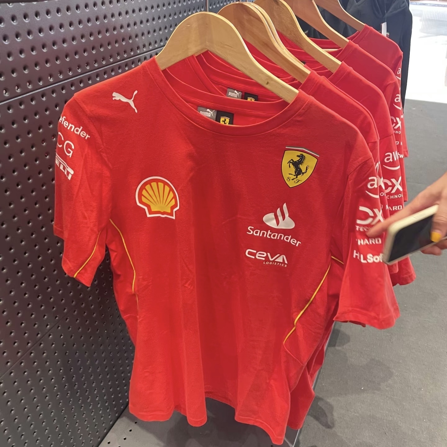PUMA SCUDERIA Ferrari 法拉利賽車系列車隊短TEE T恤 短袖上衣 76360301