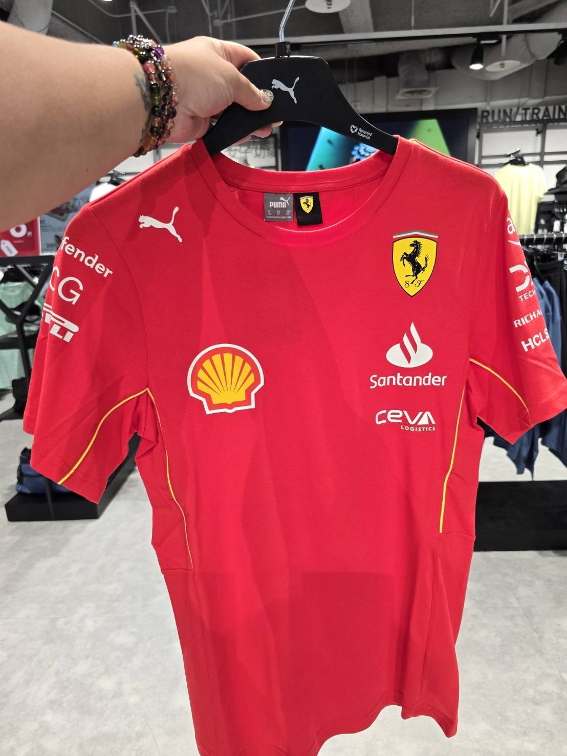 PUMA SCUDERIA Ferrari 法拉利賽車系列車隊短TEE T恤 短袖上衣 76360301