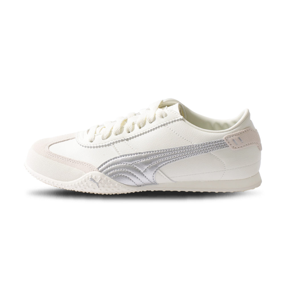 Puma Bella Ut Lea 男鞋 女鞋 米銀色 復古 穿搭 薄底 舒適 休閒鞋 40525602