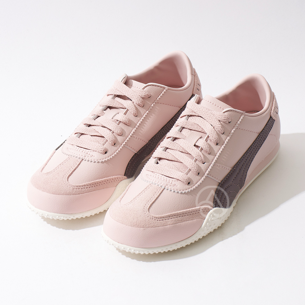 Puma Bella Ut Lea 男鞋 女鞋 淡粉紫色 復古 穿搭 薄底 舒適 休閒鞋 40525603