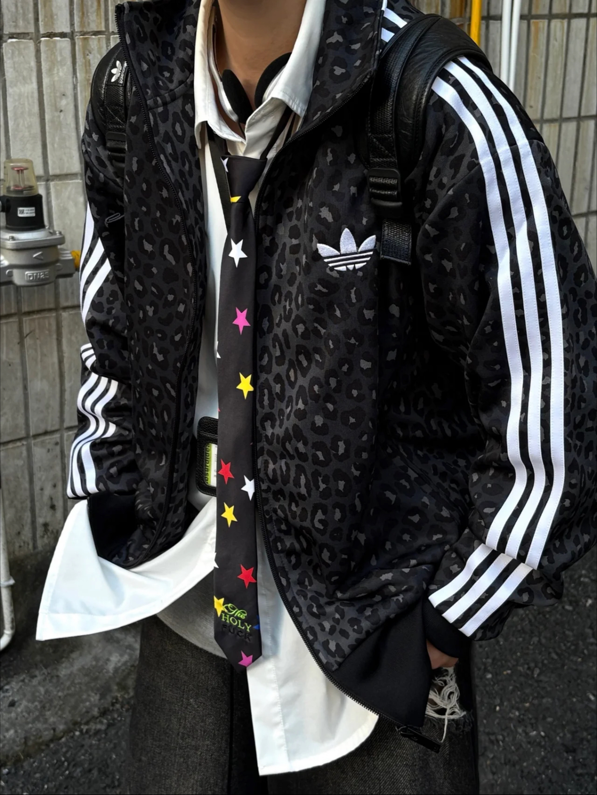 Adidas Originals Firebird SS25 Loose Leo Track Top 豹紋立領外套 教練外套 滿版 寬鬆 三葉草 JV7579/預購