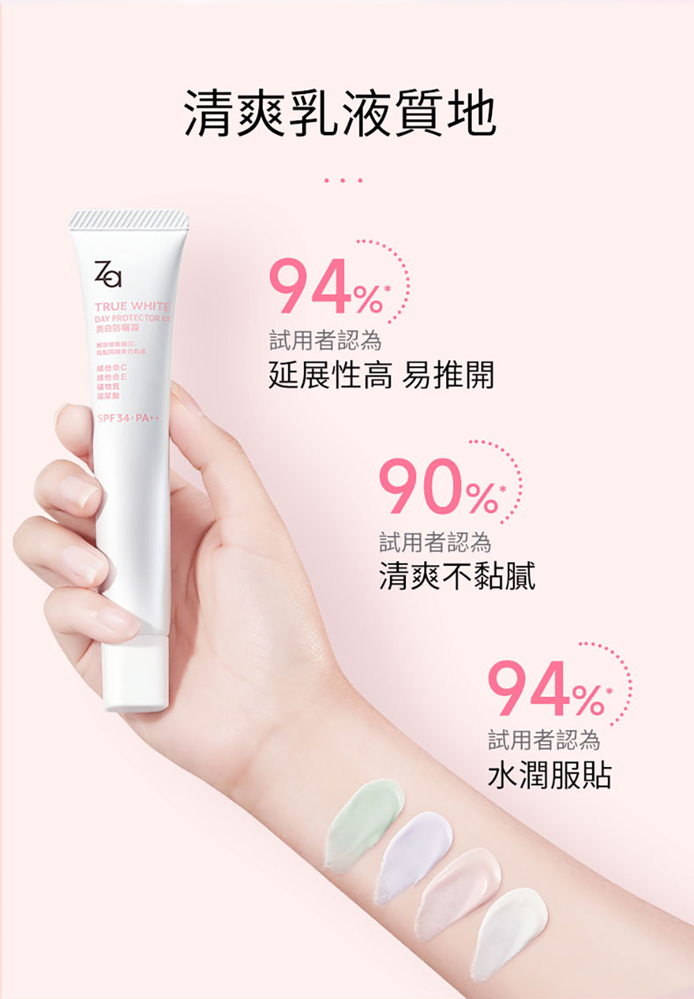 Za 美白隔離霜SPF36.PA++ 柔光粉(增加紅潤) 35g