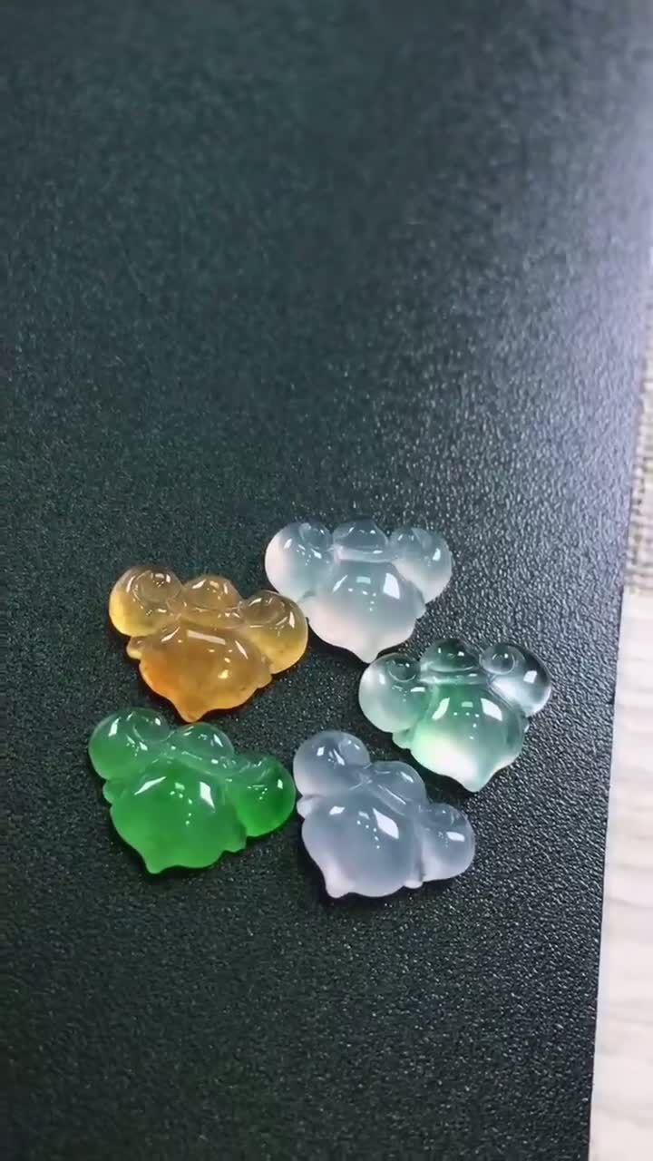 翡翠如意一手,天然翡翠A玉, 緬甸玉, Jade, Jadeite