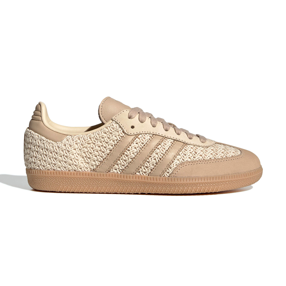 Adidas Samba Og W 女鞋 卡其色 復古 編織 膠底 滑板 德訓鞋 休閒鞋 JR9446