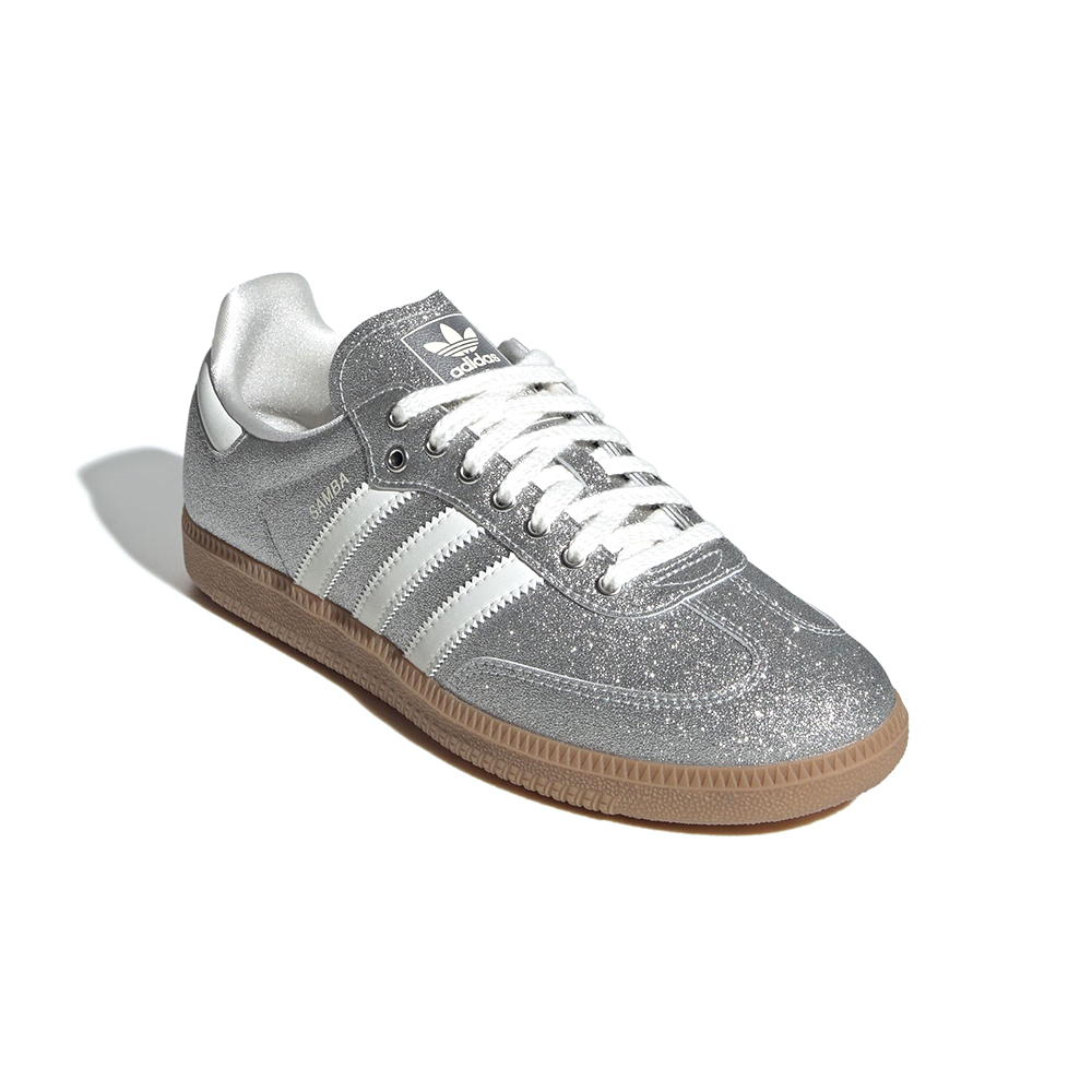 Adidas Samba Og W 女鞋 銀白色 亮粉 時髦 穿搭 膠底 德訓鞋 休閒鞋 KI6264