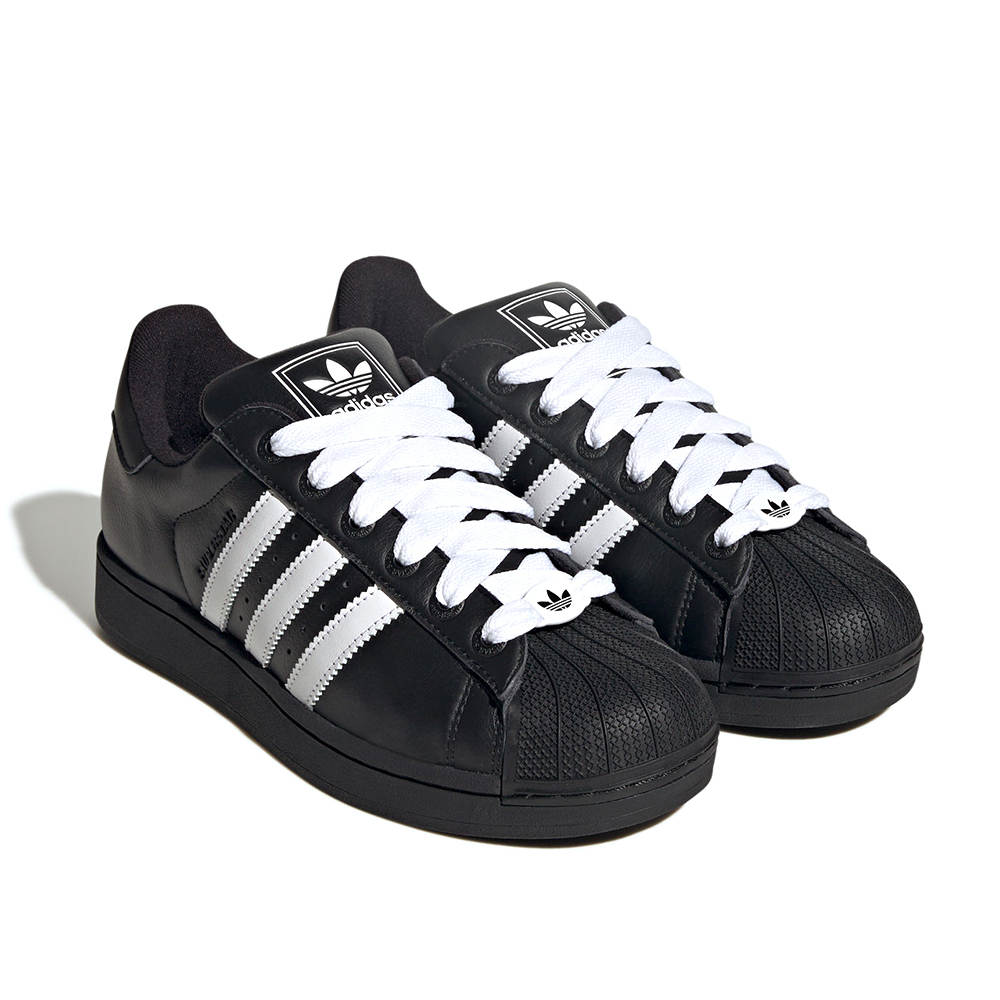 Adidas Superstar II 男鞋 女鞋 黑色 皮革 復古 穿搭 經典 膠底 貝殼頭 休閒鞋 KK4474