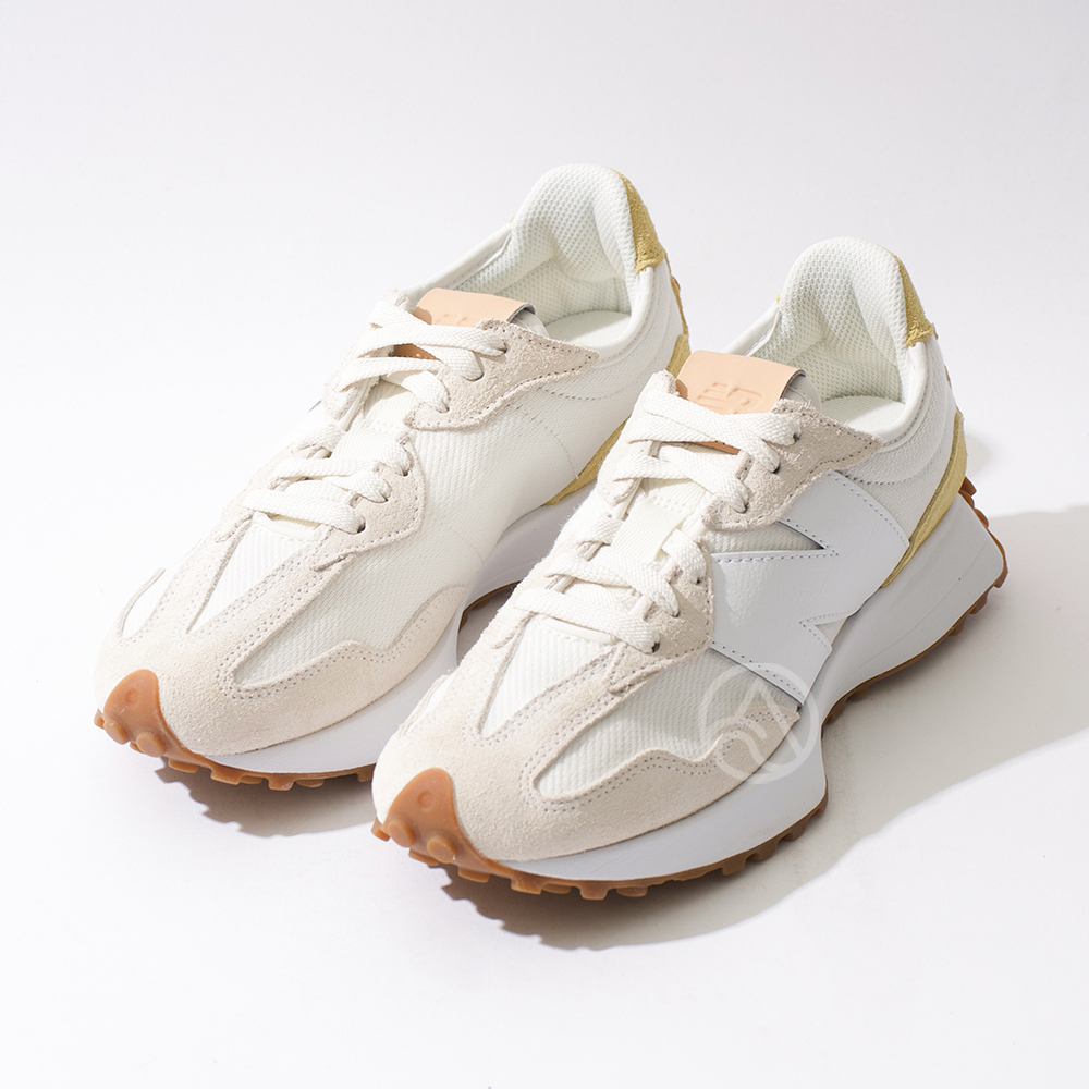 New Balance 327 女鞋 燕麥黃色 復古 穿搭 麂皮 休閒 運動 慢跑鞋 WS327RE