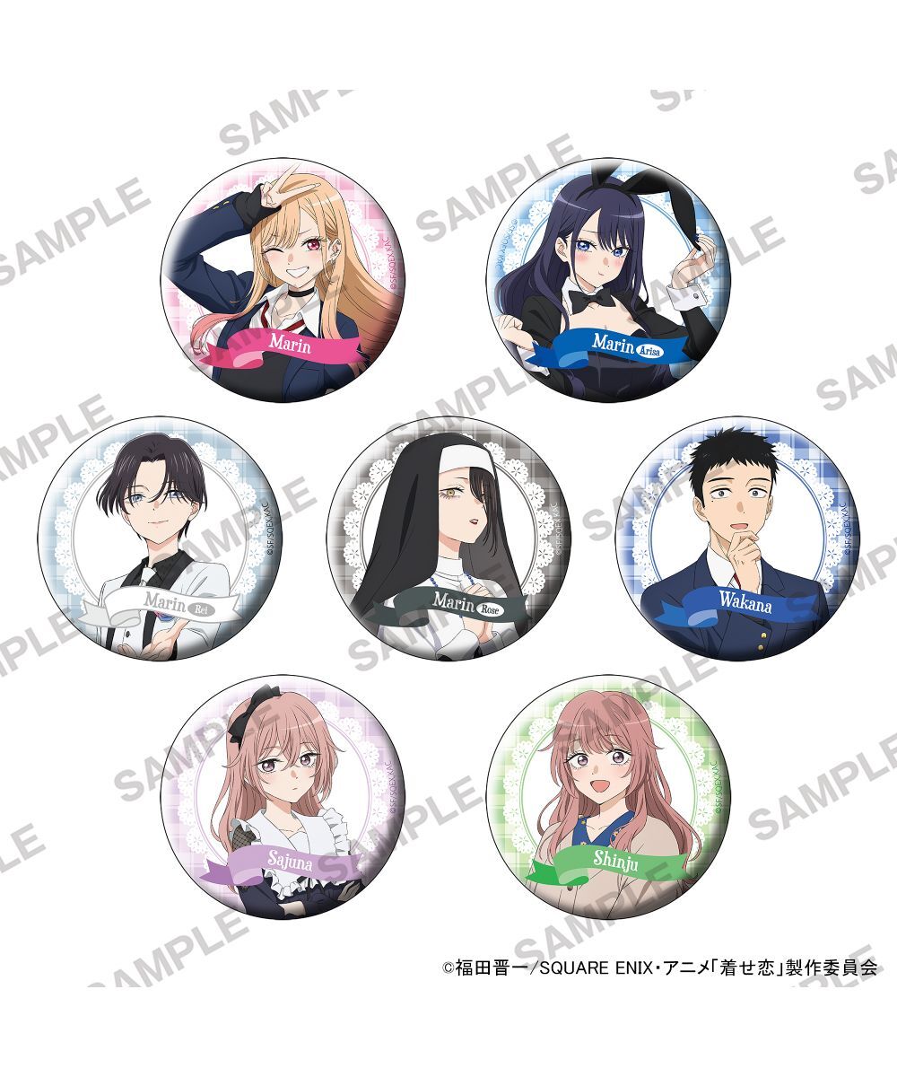 預購-TV動畫「戀上換裝娃娃」閃亮亮徽章 vol.1 BOX販售【日本進口精品】