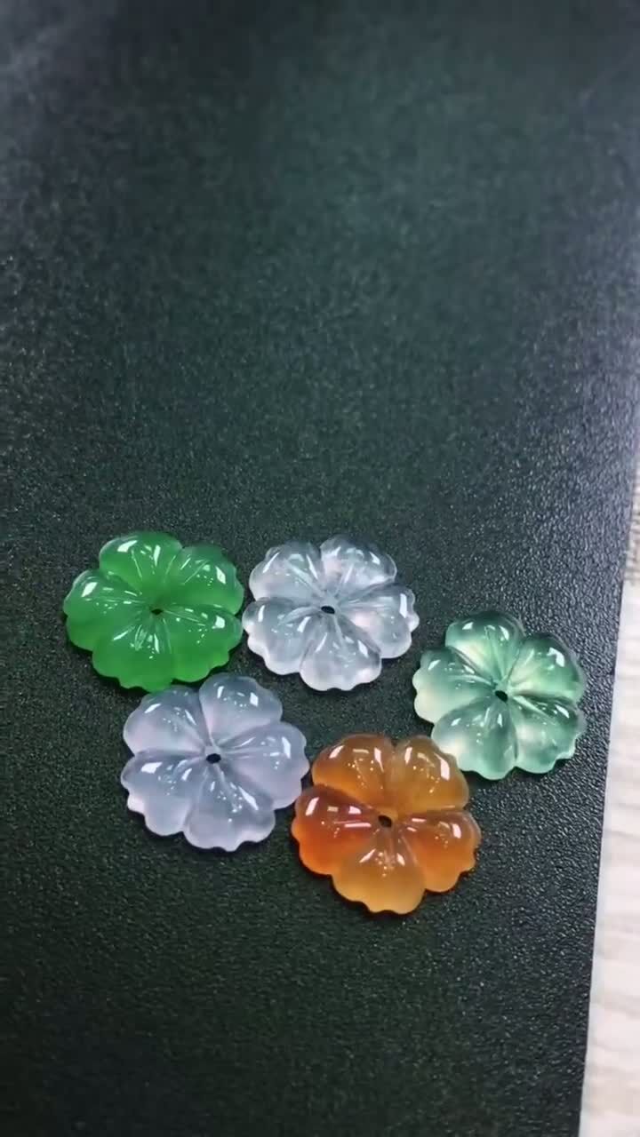 翡翠富貴花一手,天然翡翠A玉, 緬甸玉, Jade, Jadeite