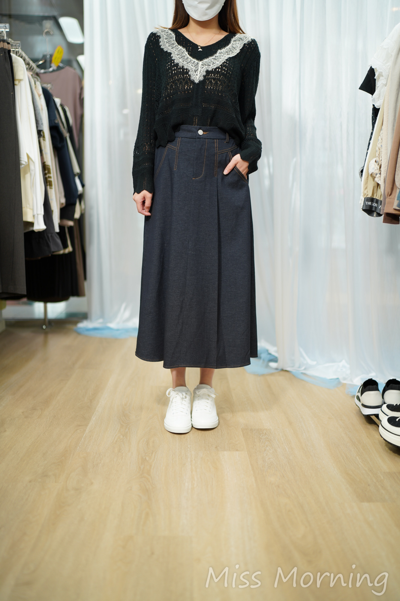 V領Lace 線衫(14802)