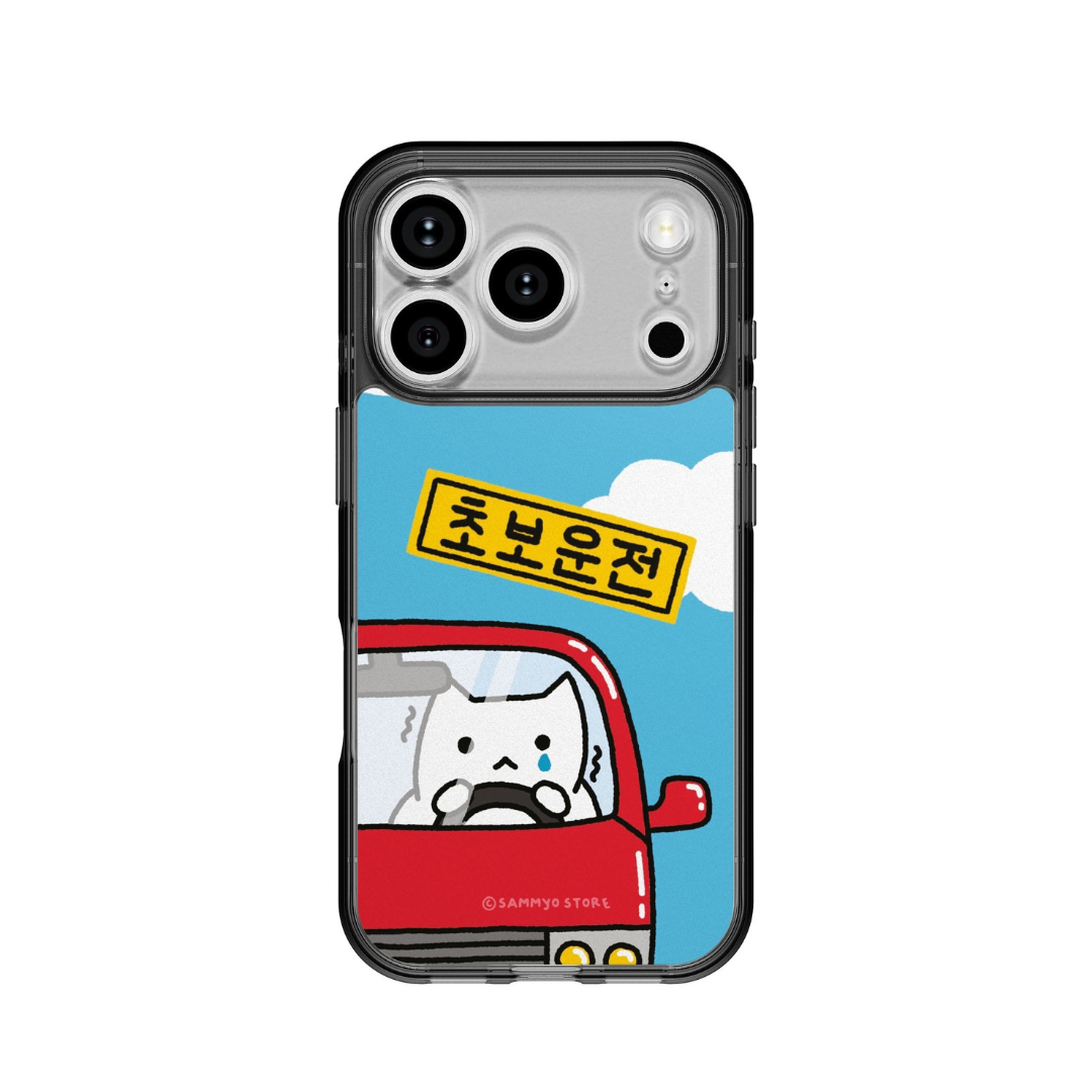 Sammyo store 手機背貼膜 / 新手上路貓-VC343