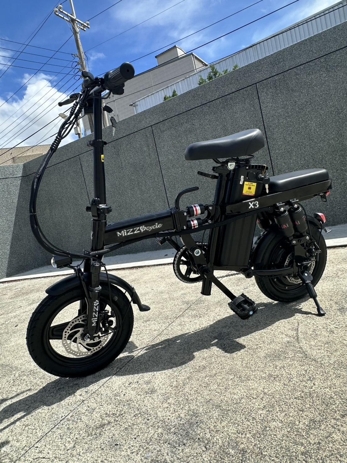 MiZZO WS X3 14 吋電動摺疊腳踏車