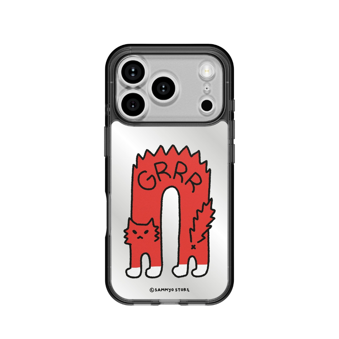 Sammyo store 手機鏡面背貼膜 / 咆哮貓-VC339