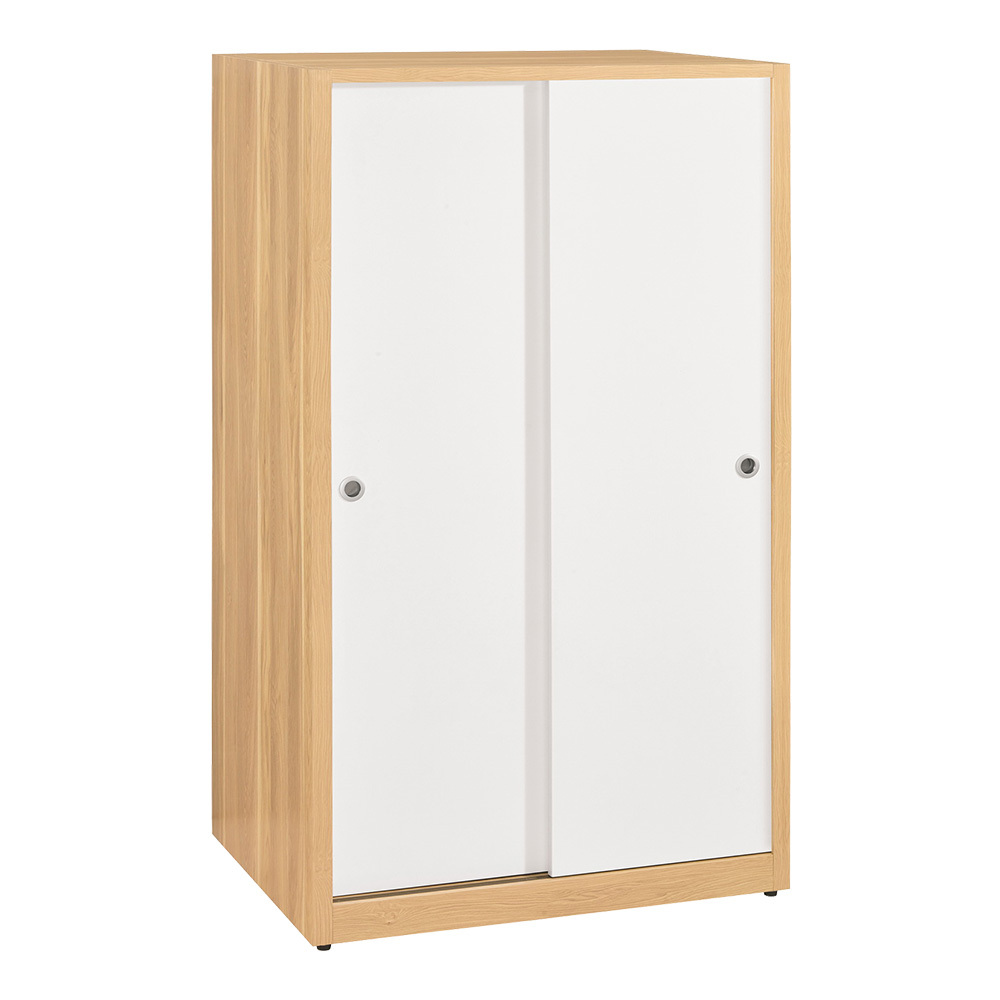 貝爾2.6尺拉門/推門衣櫃