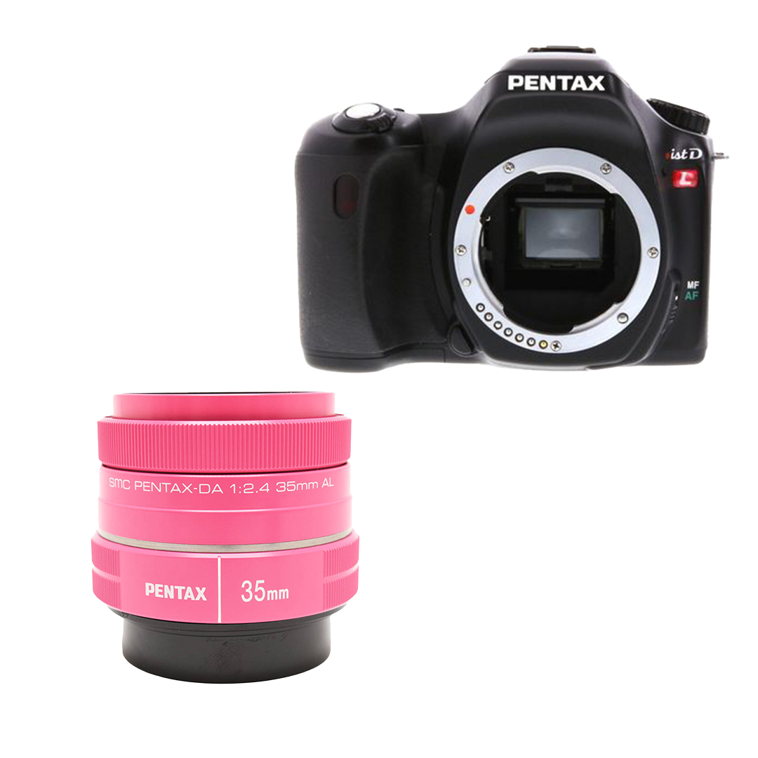 PENTAX ist D 連 DA 35mm F/2.4 (粉紅色) 自制套裝 HK$1,099 (訂金HK$500)