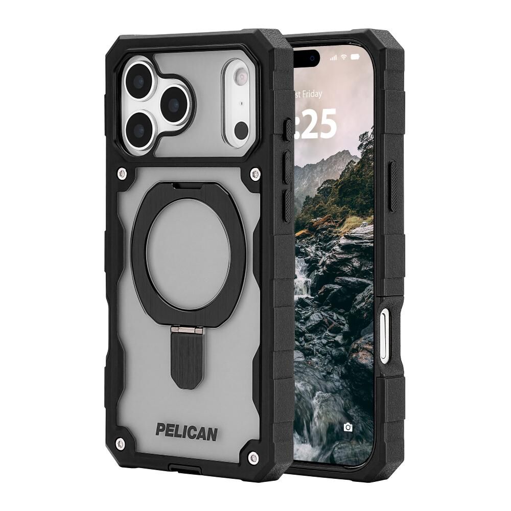 Pelican Shield - Smoke w/MagSafe w/Stand For iPhone 17 Pro Max