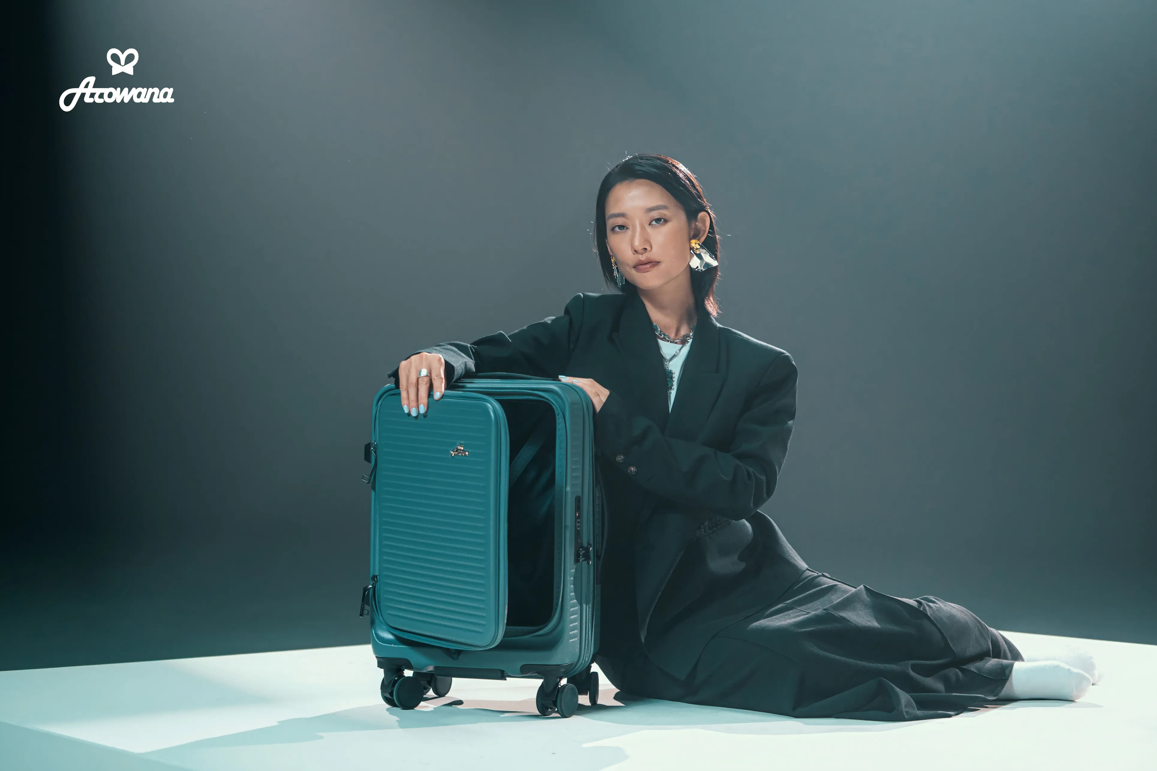 【Arowana 亞諾納】25吋前開式/側開式 避震輪河馬行李箱/旅行箱