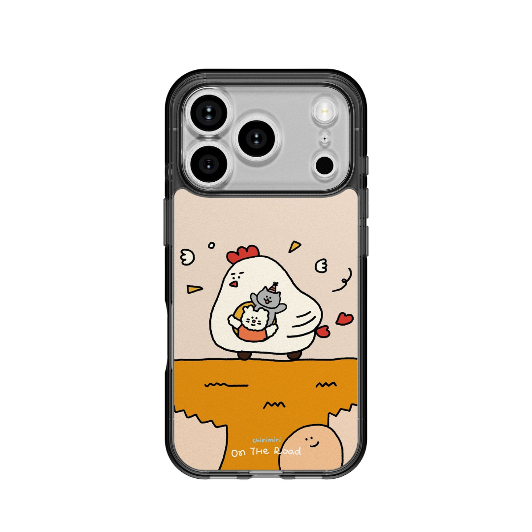 Chirimiri 手機背貼膜 / 小雞快跑-VM004