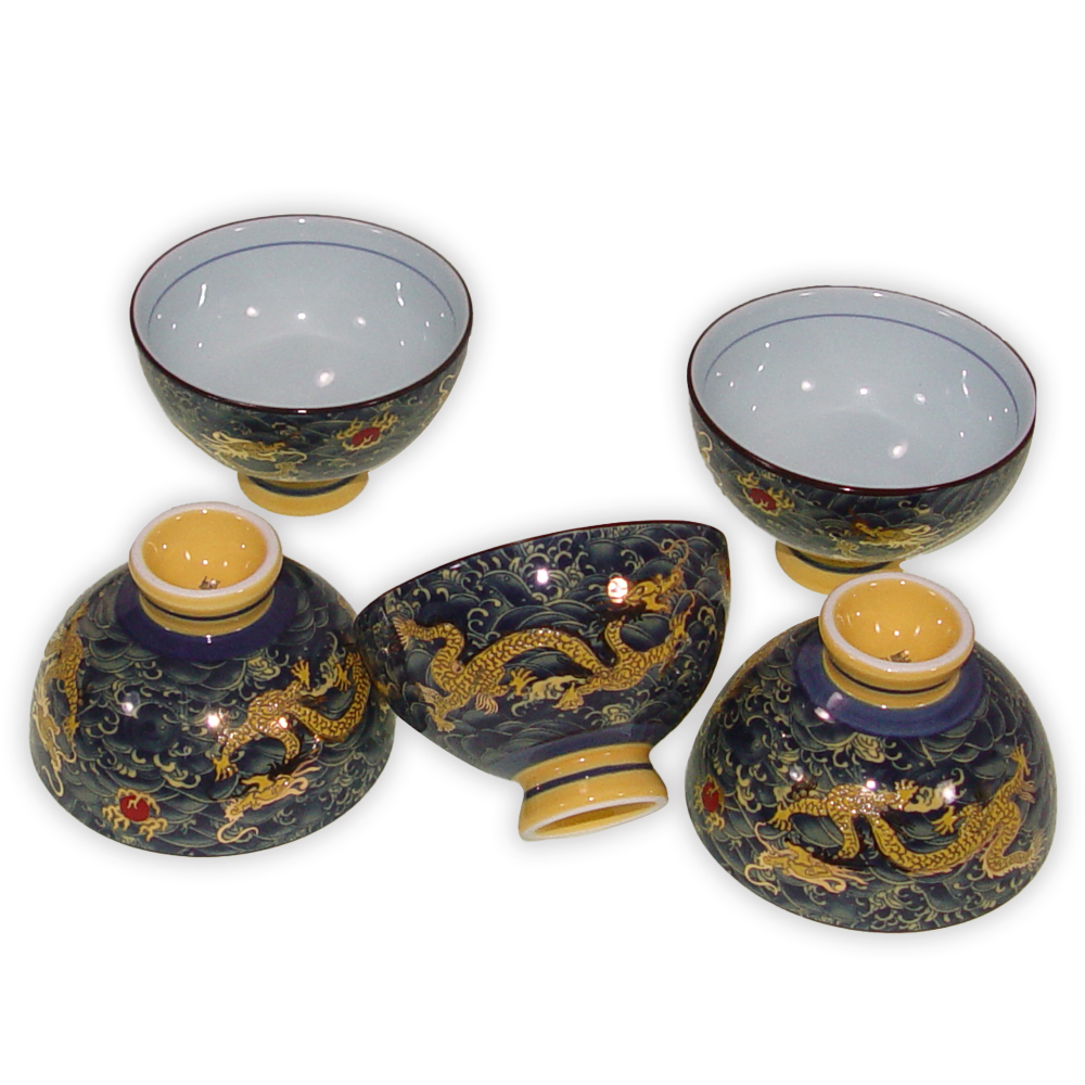 富貴金龍5入平安杯組推薦｜吉祥茶具禮盒 送禮自用保平安