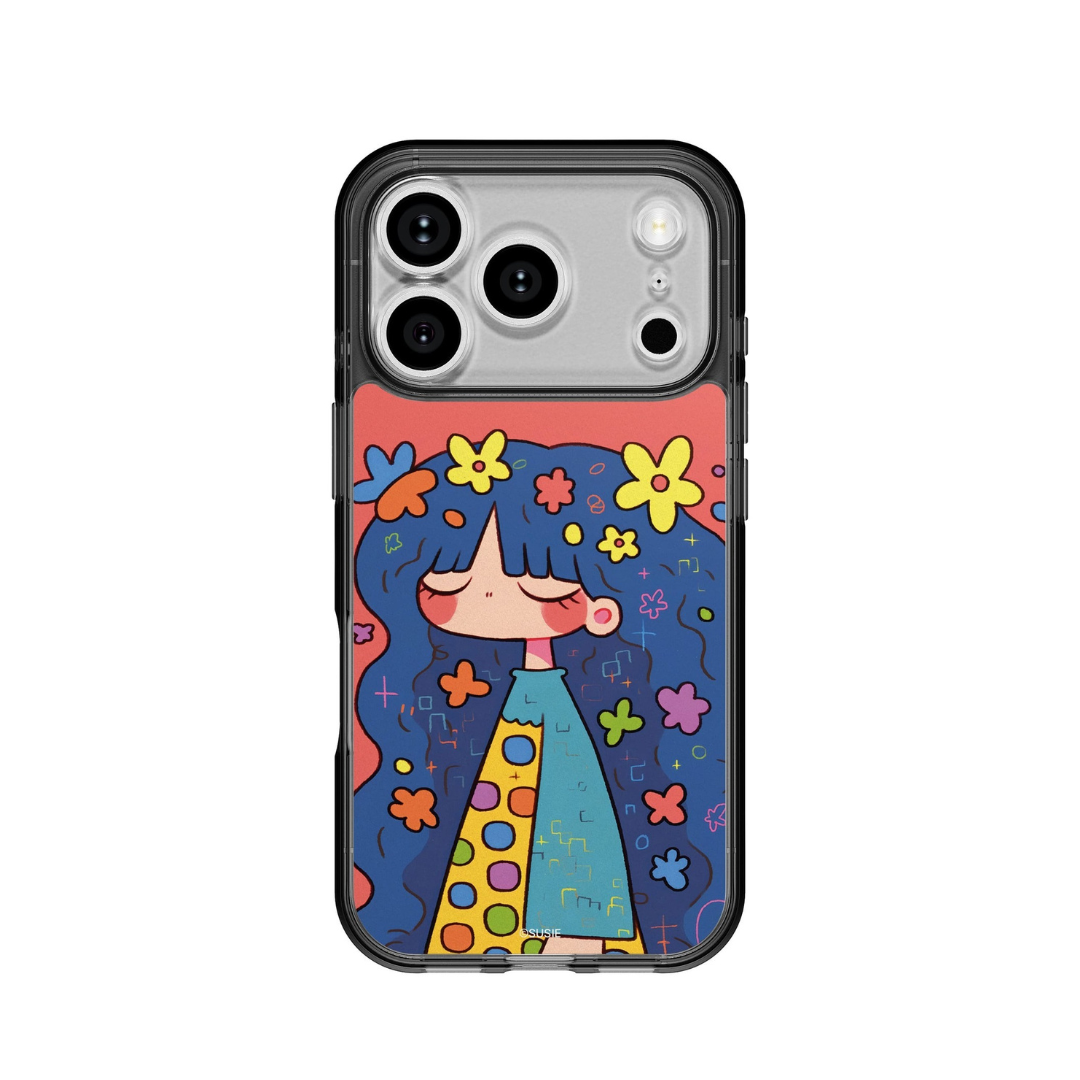 SUSIE  手機背貼膜 / 蘇西與花-VM025