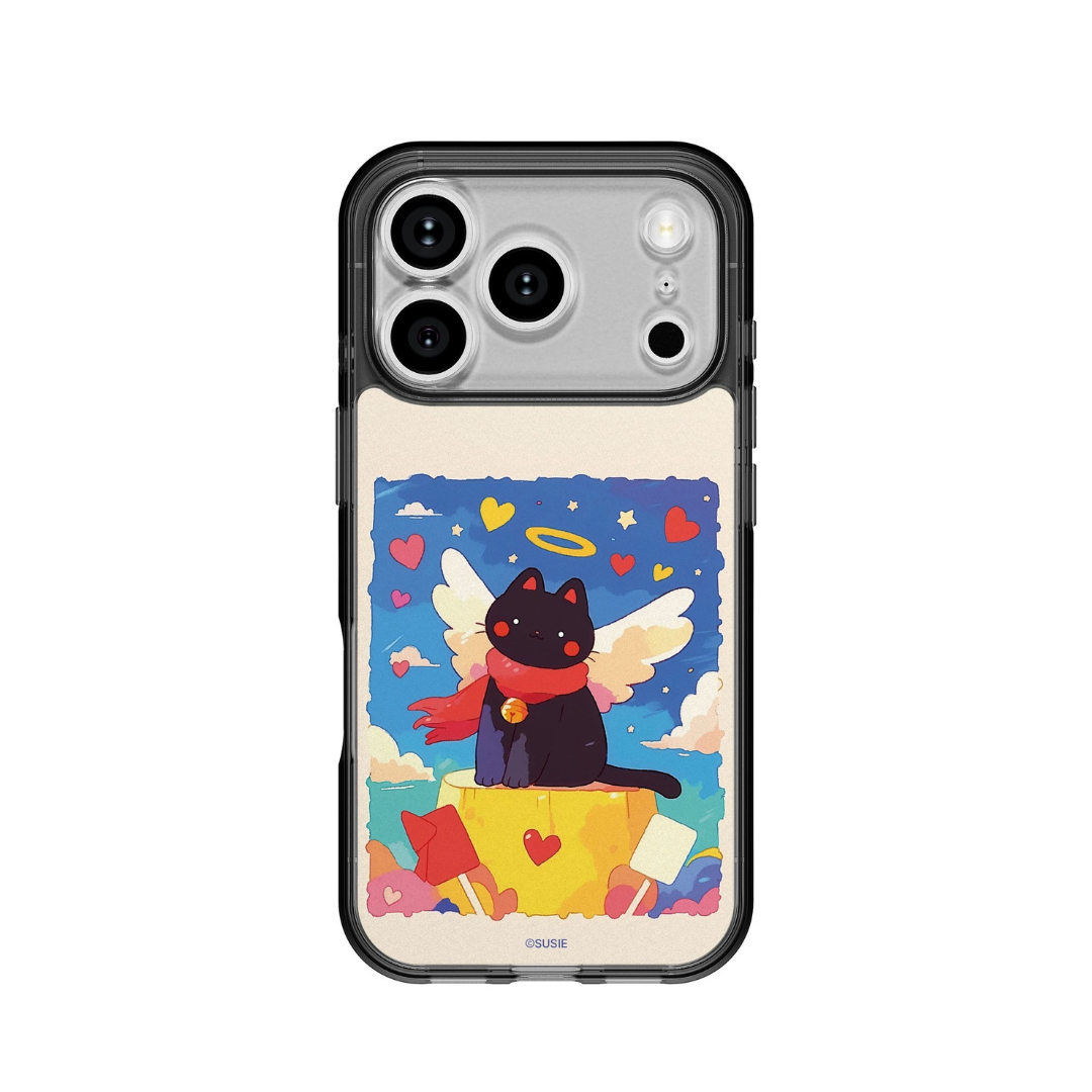 SUSIE  手機背貼膜 / 圍巾貓-VM024