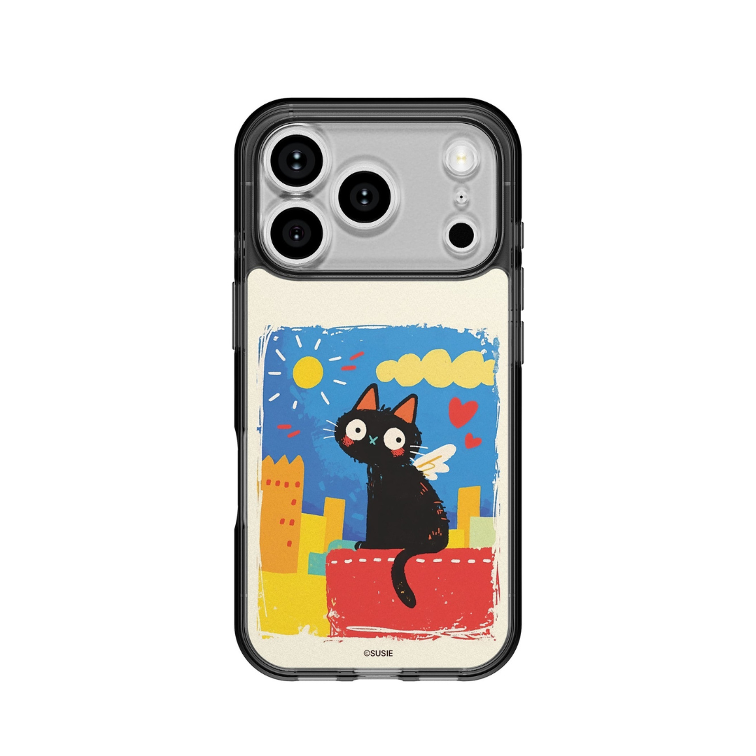 SUSIE  手機背貼膜 / 天使貓-VM022