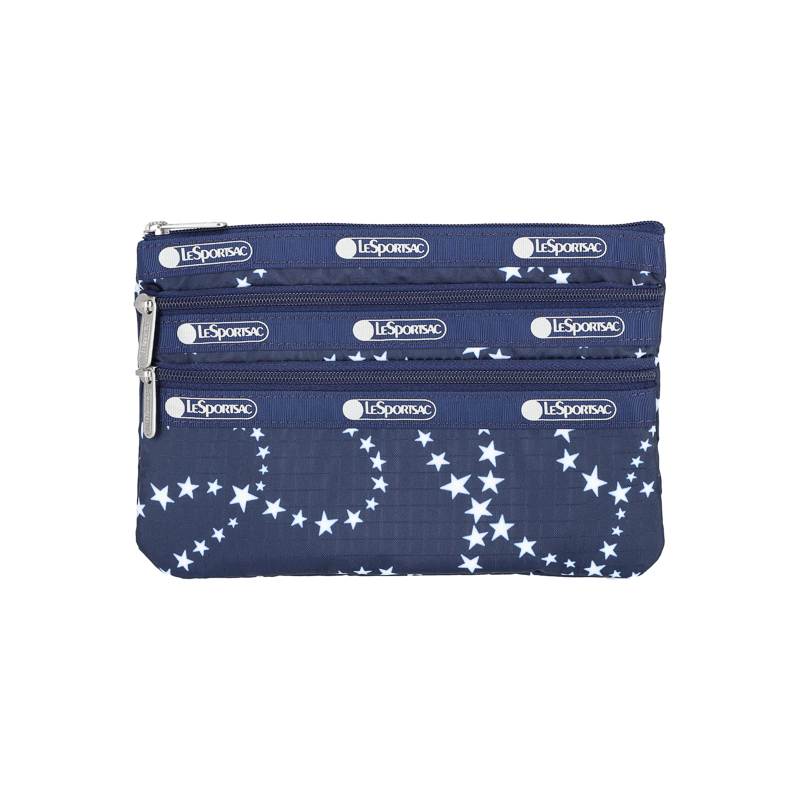 三拉鍊化妝袋 (GALACTIC GLIMMER)