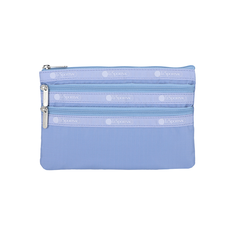 三拉鍊化妝袋 (SLATE BLUE)