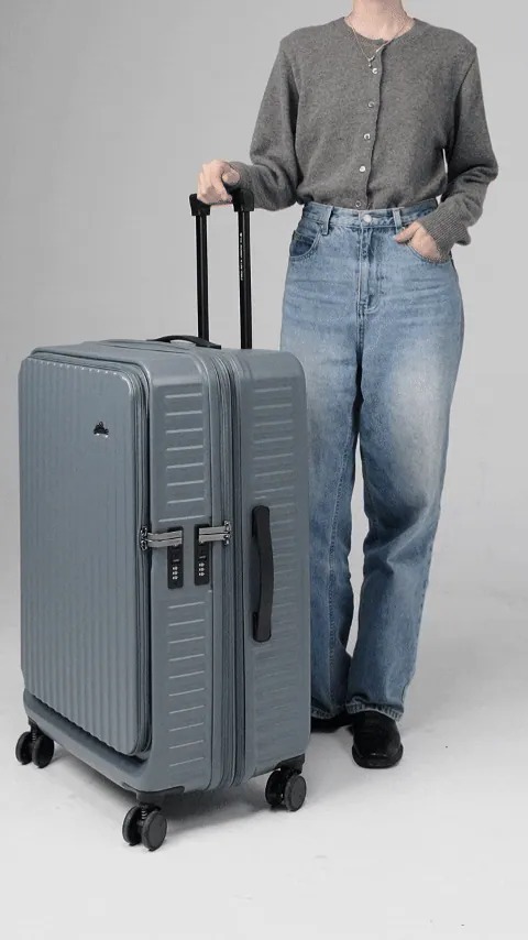 【Arowana 亞諾納】前開式/側開式行李箱 煞車河馬箱