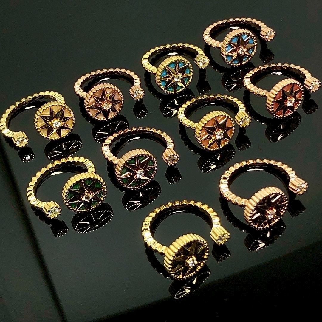 18k d”經典八芒星羅盤全系列戒’高奢定製戒指